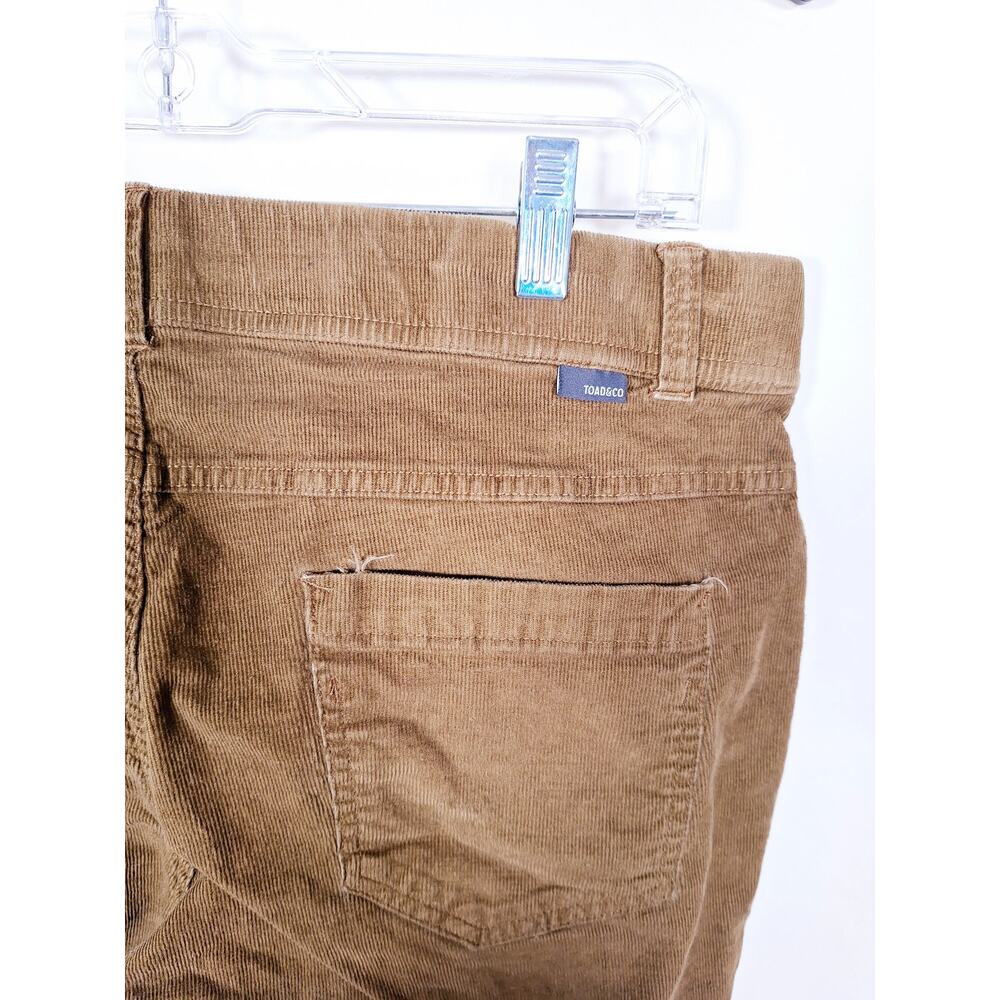 Toad & Co Women's Corduroy Pants Olive Green Size 14 - Picture 6 of 6